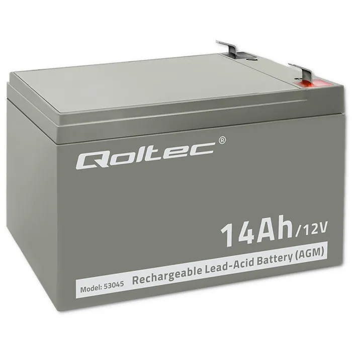 Akumulator Qoltec 53045 AGM 12V 14Ah