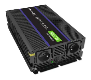 Qoltec Monolith 12/230V 3000/6000W Czarny - Kup na Raty - RRSO 0%