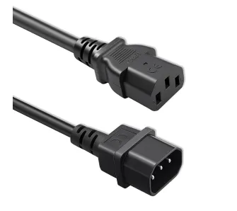 Kabel zasilający Qoltec 50459 1,5m Czarny