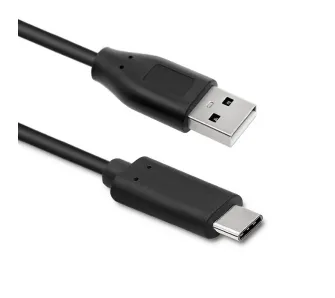 Kabel Qoltec 50489 USB-A do USB-C 1,5m Czarny