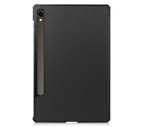 Bizon Case Tab Croc z klapką do Galaxy Tab S10 Lite / S9 Czarny
