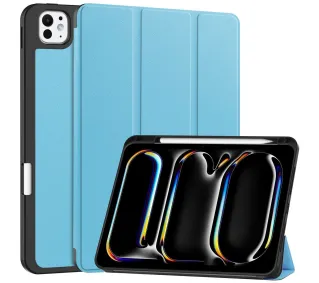 Bizon Case Tab Lizard z klapką do iPad Pro 11" 2025 / 2024 Błękitny