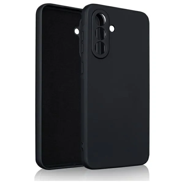 Etui Beline Silicone do Galaxy A36 Czarny