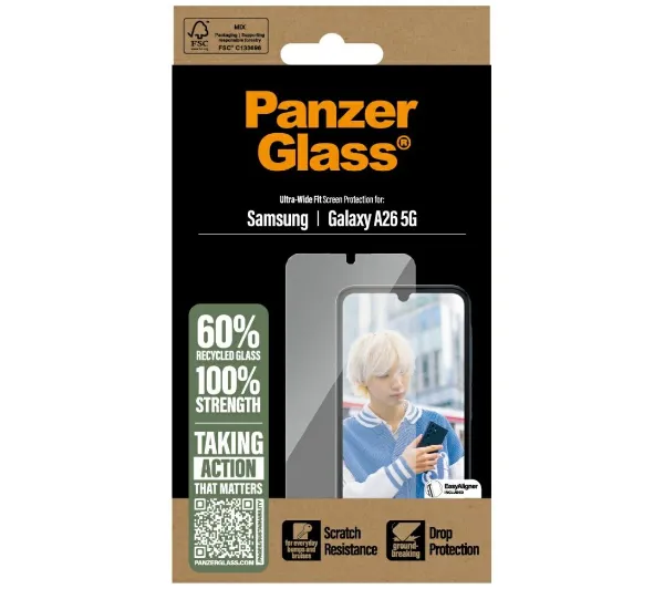 PanzerGlass Ultra-Wide Fit do Galaxy A26 5G
