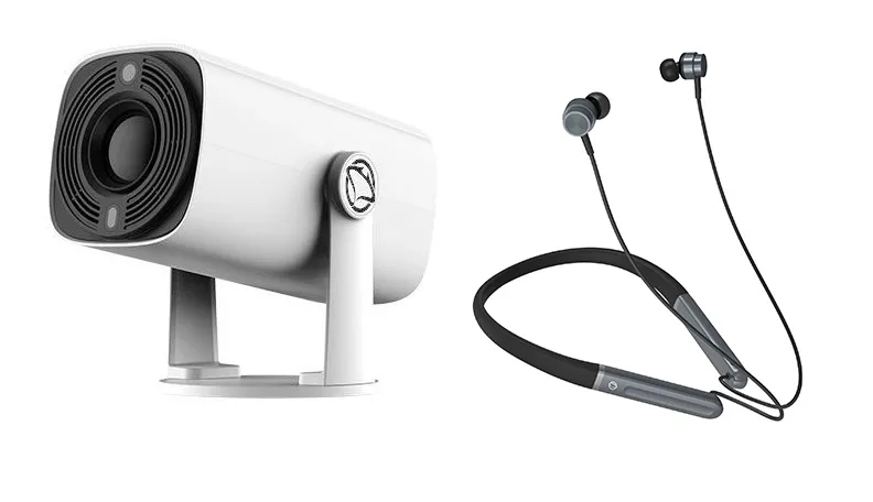 Projektor Manta MultiVision Mini Portable PMA202A24 LED HD Ready Wi-Fi Bluetooth Android + MNH02 Olympic II