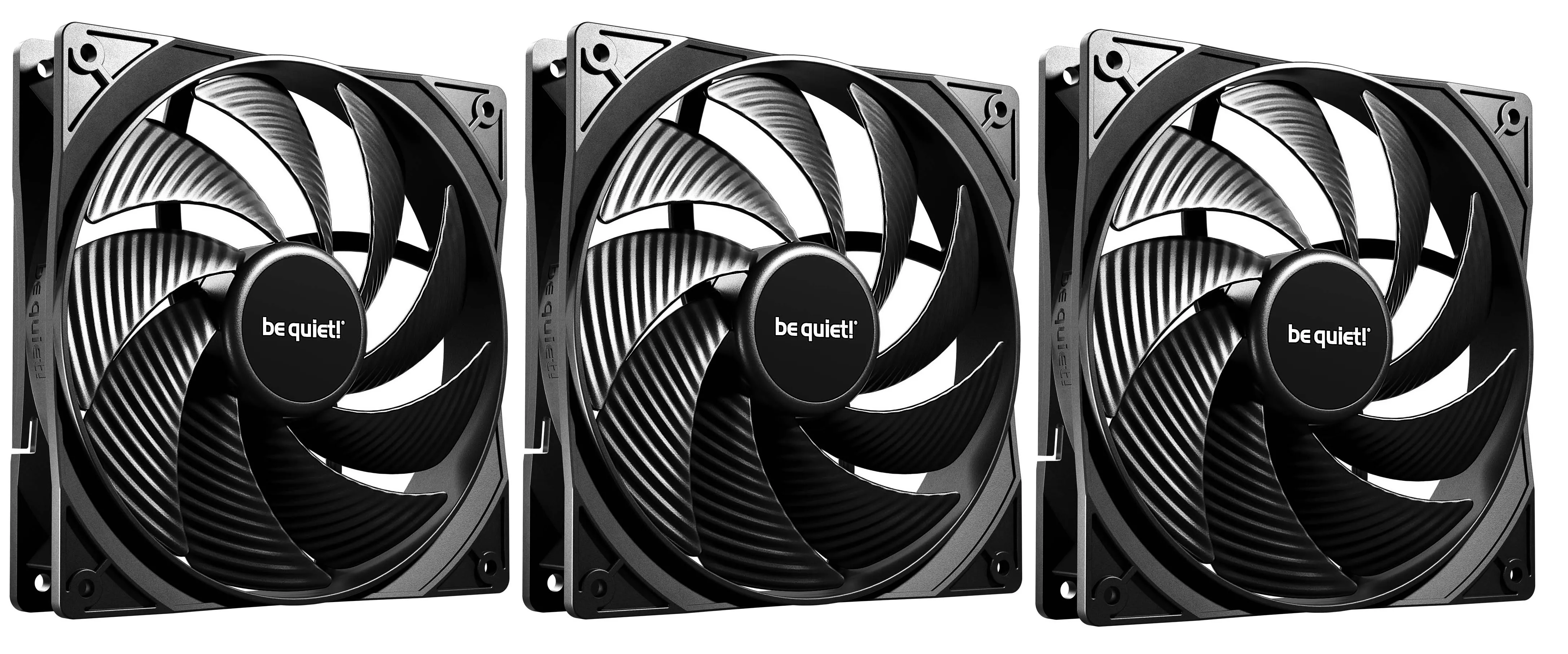Zestaw wentylatorów be quiet! Pure Wings 3 PWM HS 140mm 3szt. Czarny