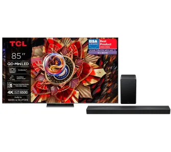 Telewizor TCL 85C9K 85" QD-Mini LED 4K 144Hz Google TV Dolby Vision IQ Dolby Atmos HDMI 2.1 DVB-T2 + Soundbar TCL Q65H