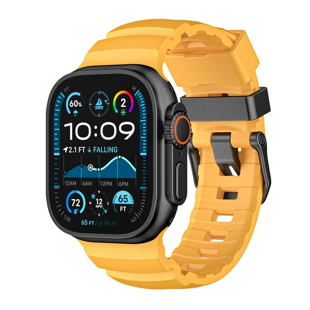 Pasek Yaxo do Apple Watch Rugged Evo Sport 44/45/46/49mm Żółty