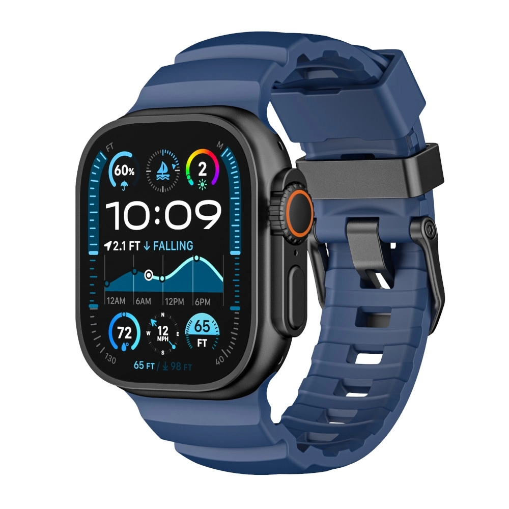 Pasek Yaxo do Apple Watch Rugged Evo Sport 44/45/46/49mm Granatowy