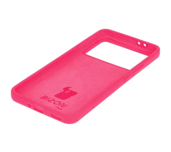 Bizon Soft Case do Xiaomi Poco F6 Neonowy-różowy
