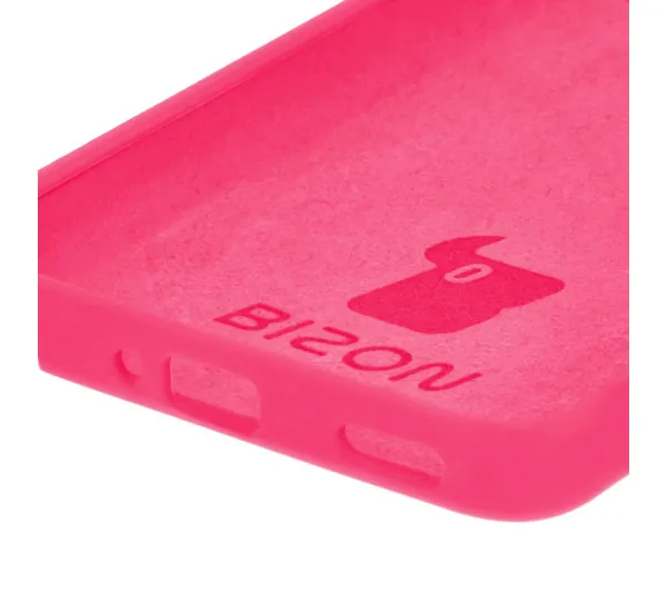Bizon Soft Case do Xiaomi Poco F6 Neonowy-różowy