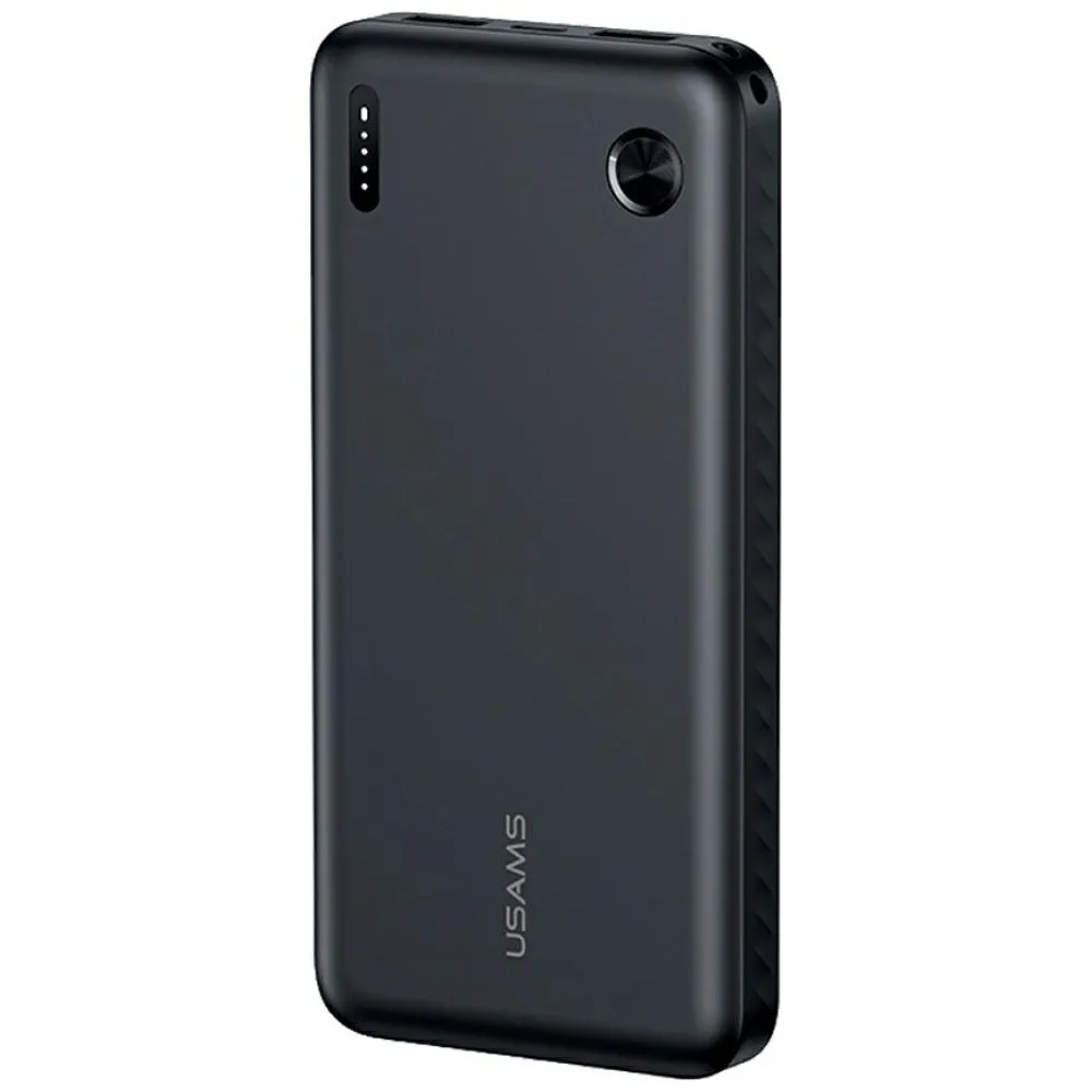 Powerbank USAMS PB83 2xUSB-A 1xUSB-C 10000mAh Czarny