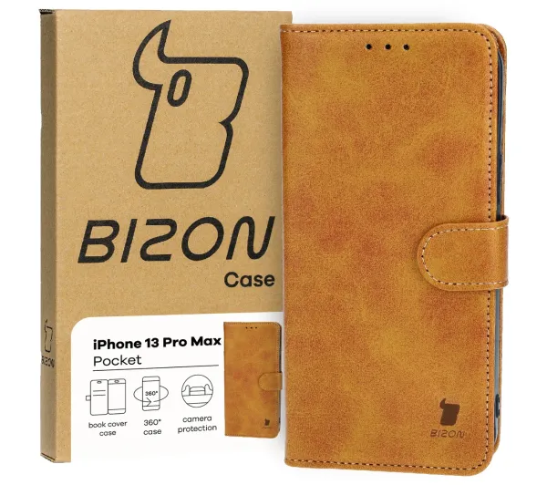 Bizon Pocket do Apple iPhone 13 Pro Max Brązowy