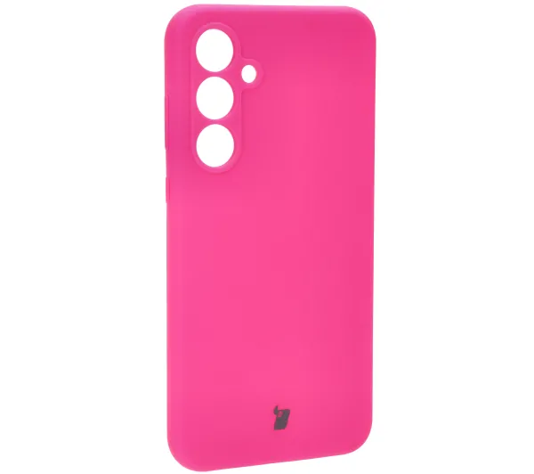Bizon Soft Case do Samsung Galaxy A55 5G Neonowy-różowy
