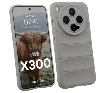Etui Bizon Tur do Vivo X300 Jasnoszary