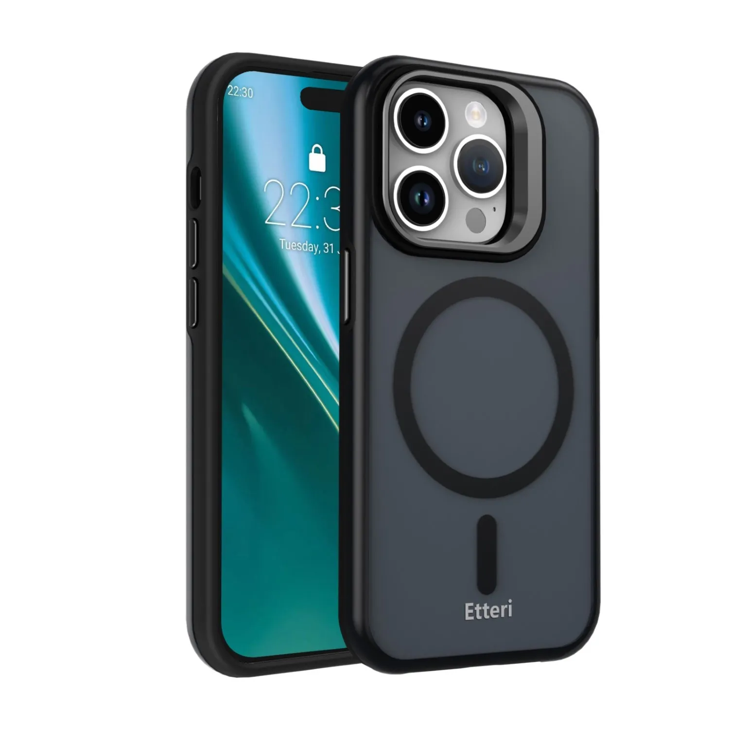 Etui Etteri Morning Fog do iPhone 15 Pro Czarny