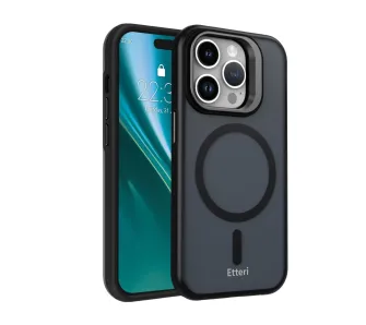 Etui Etteri Morning Fog do iPhone 15 Pro Czarny