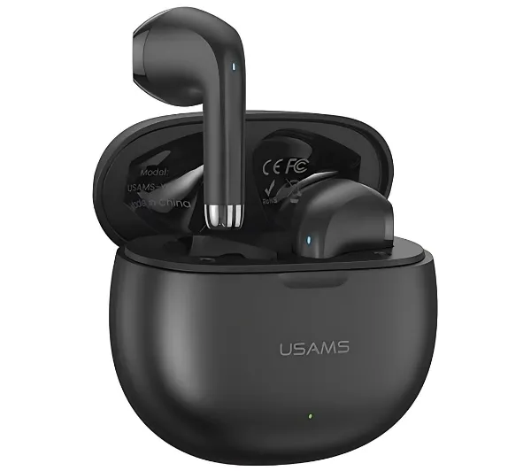 USAMS Rhymbo TWS Douszne Bluetooth 5.3 Czarny