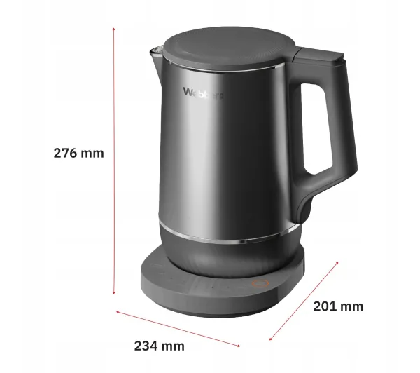 Webber WK-717 1,7l 1800W Regulacja temperatury