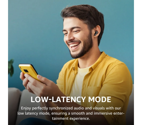 Tozo AeroSound2 Dokanałowe Bluetooth 5.3 Czarny