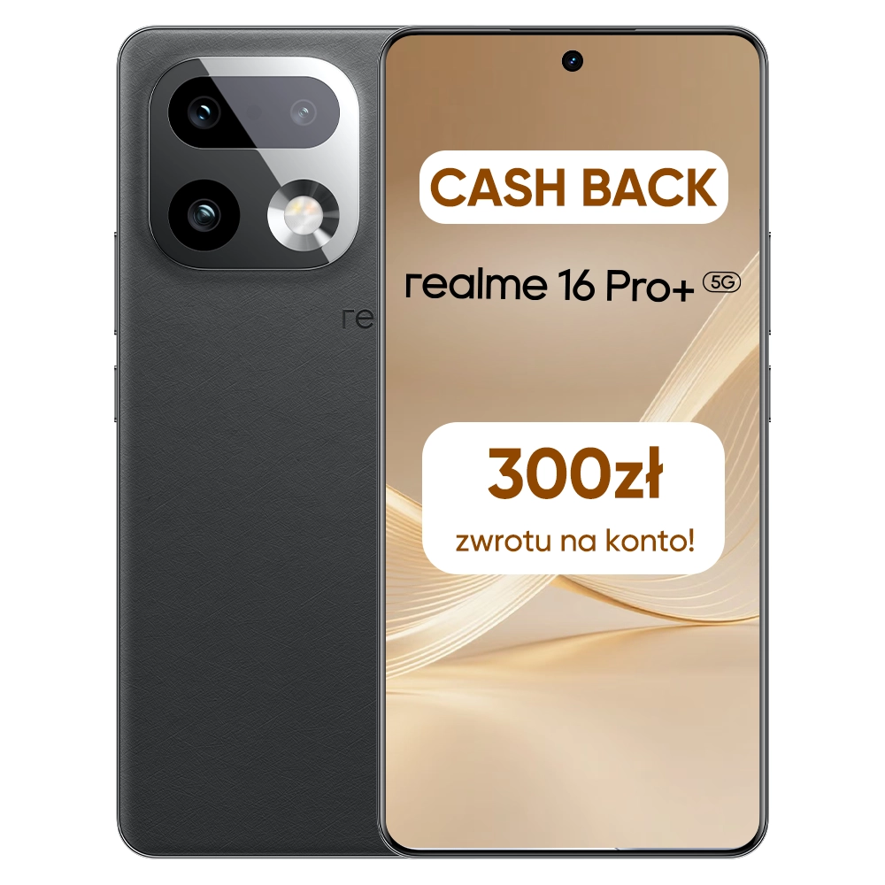 Smartfon realme 16 Pro+ 5G 8/256GB 6,8" 144Hz 200Mpix Szary