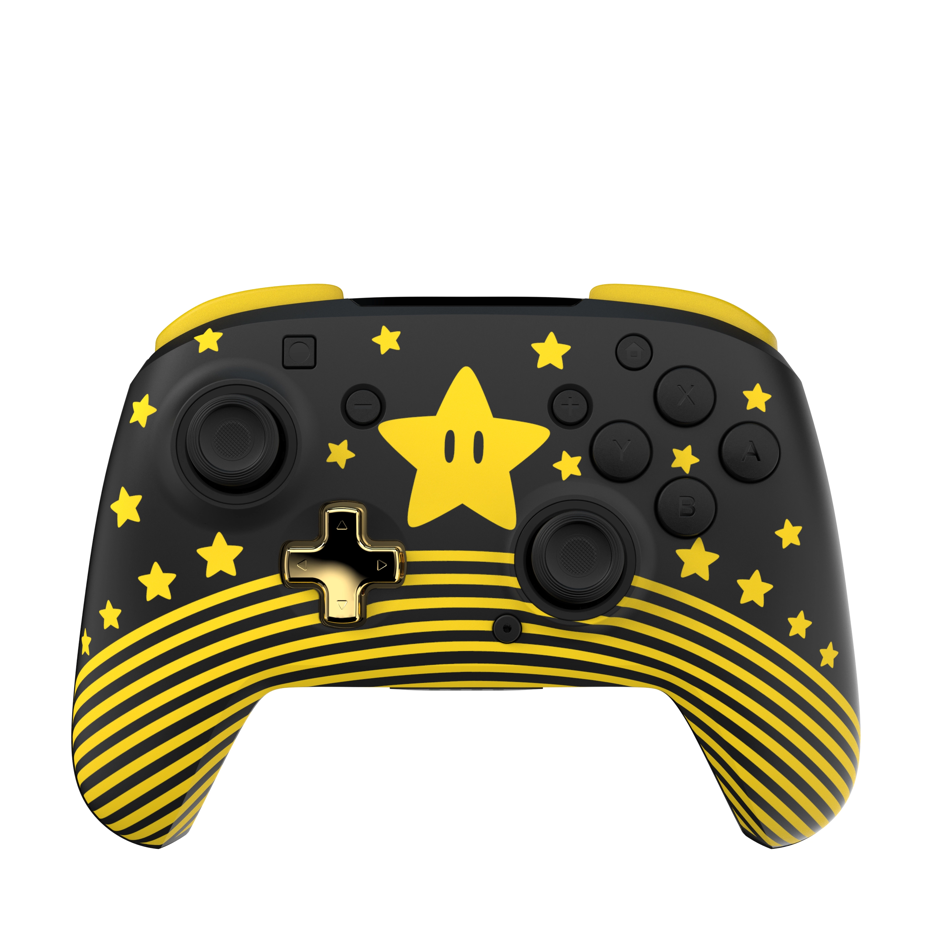 Pad Turtle Beach Rematch Wireless Controller Super Mario Star do Nintendo Switch / Switch 2 Czarno-Żółty