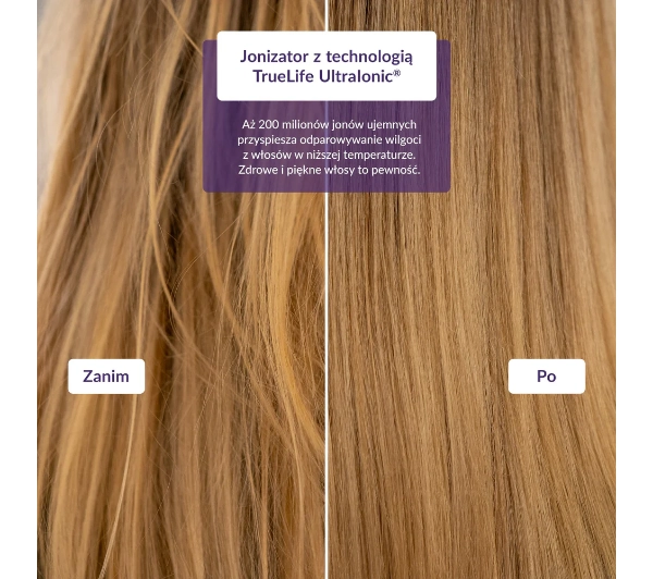 TrueLife HairDryer D6 Jonizacja Zimny nawiew 1600W 2 prędkości 3 temperatury - Kup na Raty - RRSO 0%