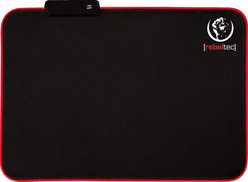 Podkładka Rebeltec Slider M LED RGB Czarny
