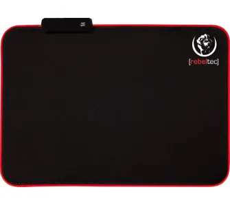 Podkładka Rebeltec Slider M LED RGB Czarny