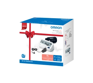 Omron M3 Comfort AFib HEM-7196-FLE Wykrywanie arytmii + Zasilacz