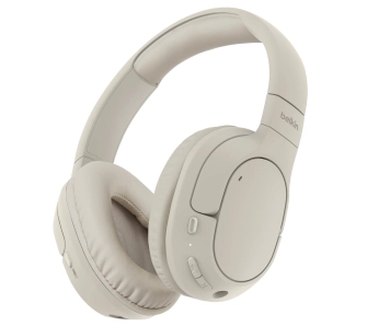 Słuchawki bezprzewodowe Belkin SoundForm Surround Nauszne Bluetooth 5.4 Piaskowy