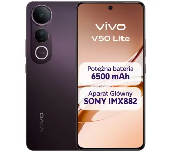 Smartfon vivo V50 Lite 8/256GB 6.77" 120Hz 50Mpix Czarny