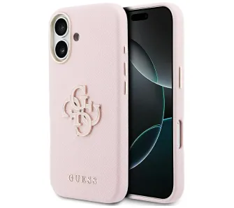 Etui Guess FW Resin Logo do iPhone 17 Różowy