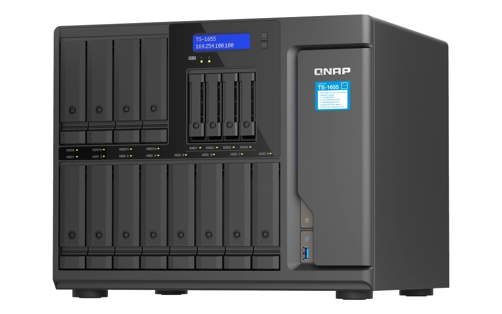 Dysk sieciowy QNAP TS-1655-8G Czarny