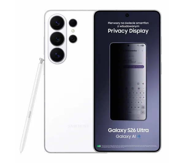 Samsung Galaxy S26 Ultra 12/256GB 6,9" 120Hz 200Mpix Biały