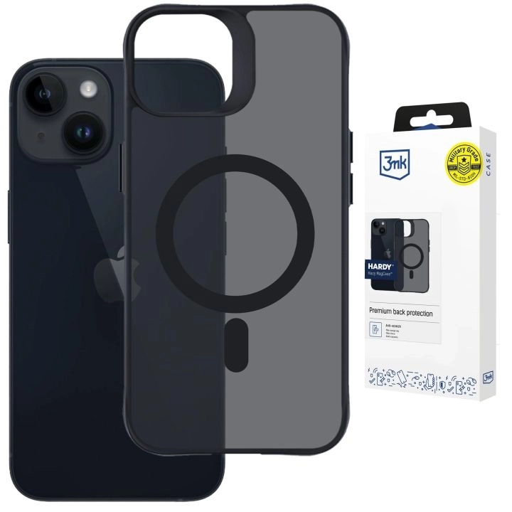 Etui 3mk Hardy Hazy MagCase do iPhone 13/14 Czarny
