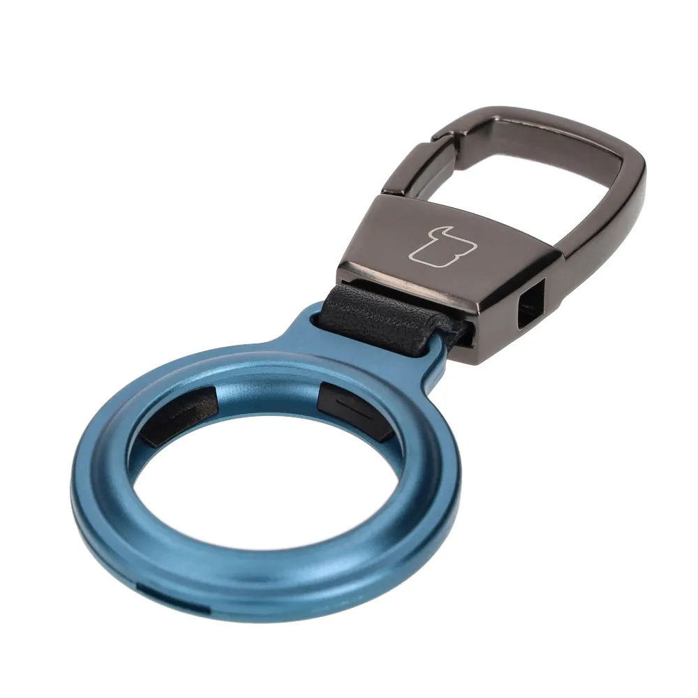 Etui Bizon Case Locator Magnetic do AirTag Niebieski