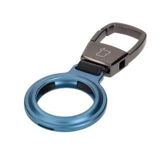 Etui Bizon Case Locator Magnetic do AirTag Niebieski