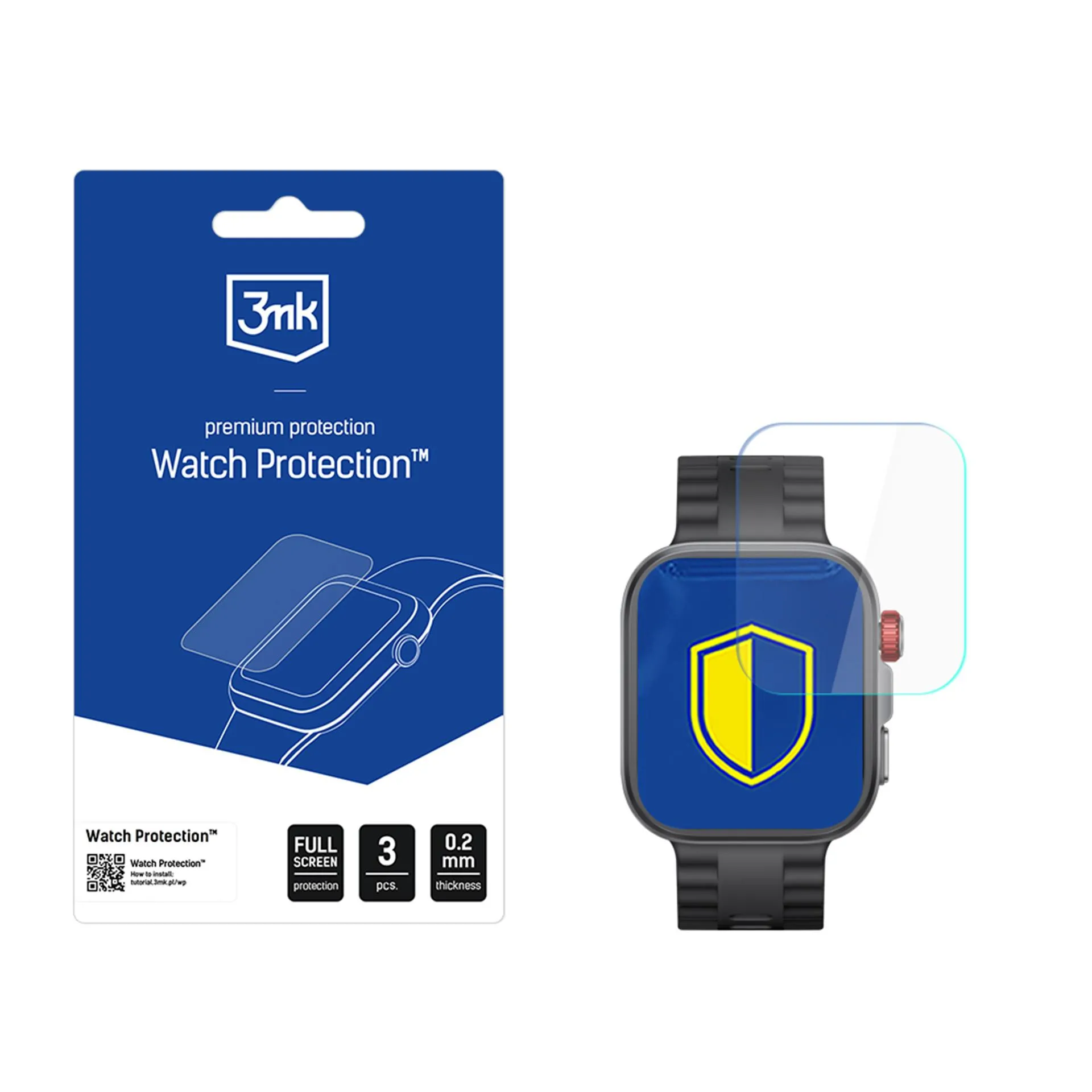 Szkło hybrydowe 3mk Watch Protection FlexibleGlass do Huawei Watch Fit 4 Pro
