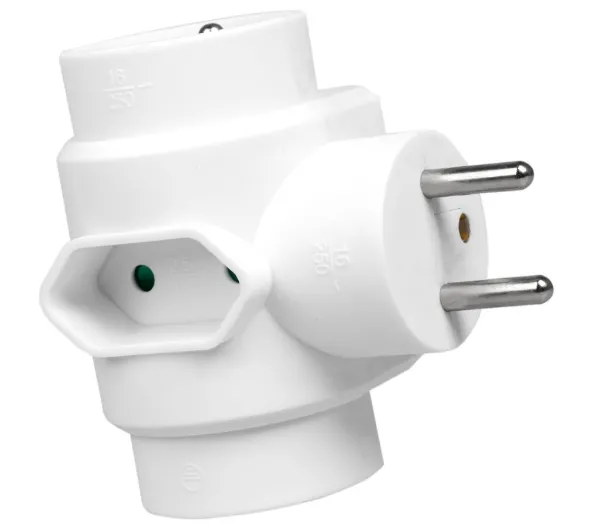 Vayox VA0137 3 gniazda Biały