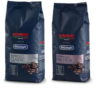 Zestaw DeLonghi Kimbo Classic + Kimbo Prestige 2kg