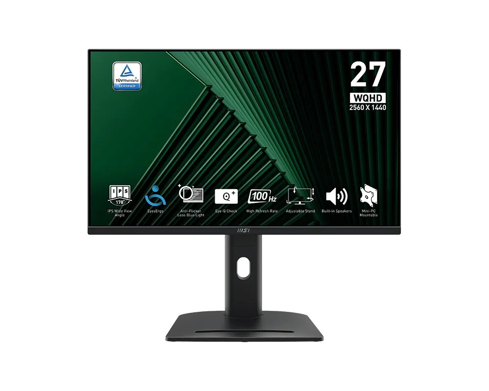 Monitor MSI PRO MP275QPG 27" 2K IPS 100Hz 1ms MPRT