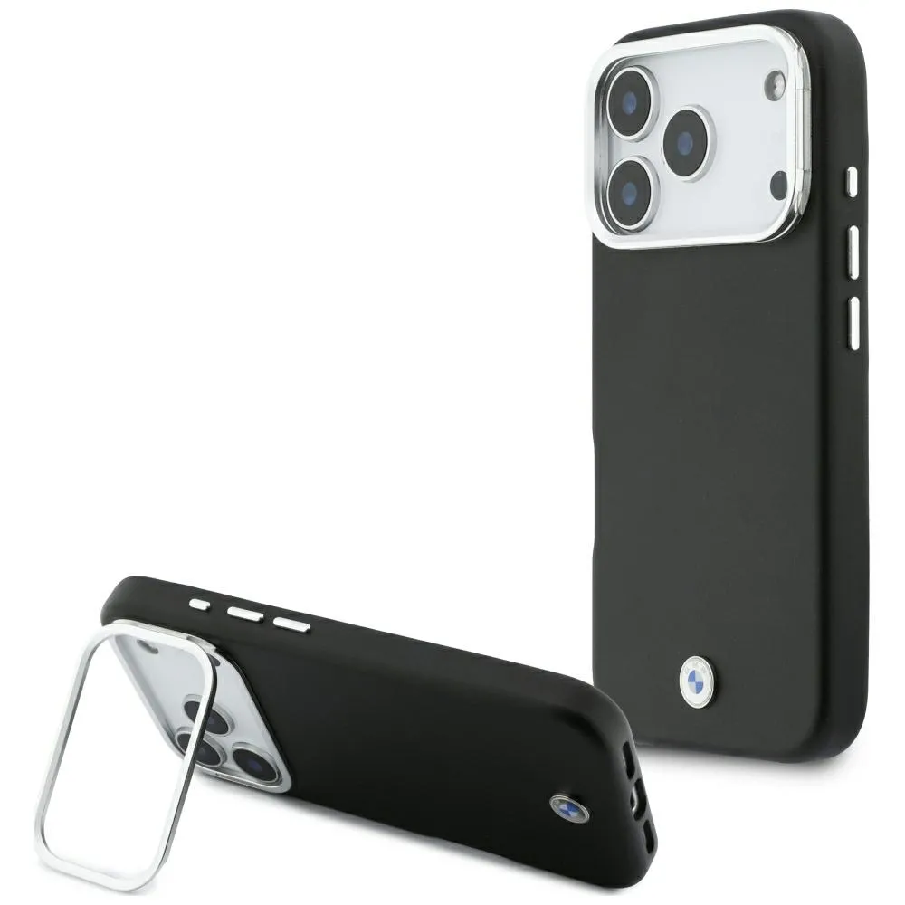 Etui BMW M Sign Metal Logo MagSafe do iPhone 17 Pro Czarny