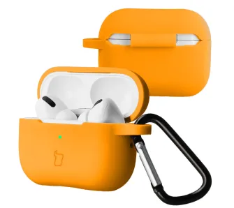 Etui na słuchawki Bizon Case Headphone Silicone do AirPods Pro 2 Pomarańczowy