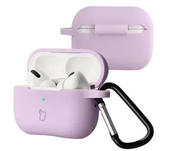 Etui na słuchawki Bizon Case Headphone Silicone do AirPods Pro 2 Lawendowy