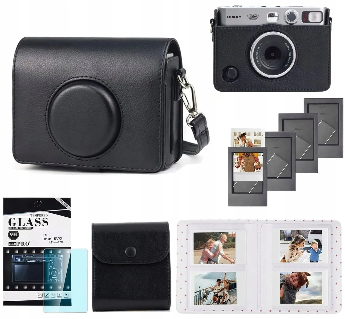 Zestaw LoveInstant LI00456 5w1 do Instax Mini Evo Czarny