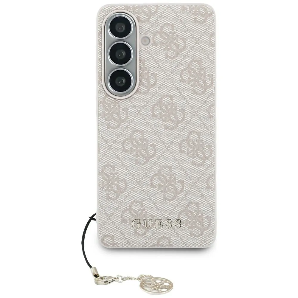 Etui Guess 4G Classic Logo Charm MagSafe do Galaxy S26 Różowy