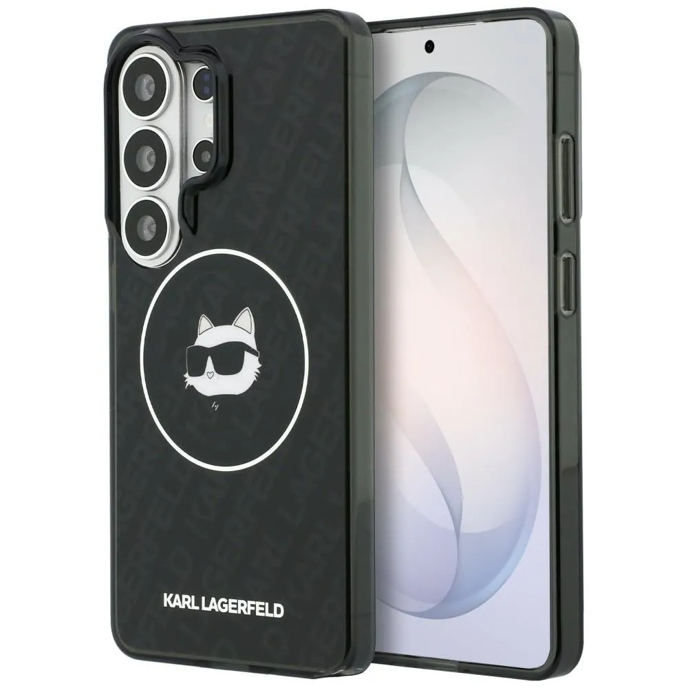 Etui Karl Lagerfeld IML Repeated Choupette MagSafe do Galaxy S26 Ultra Czarny