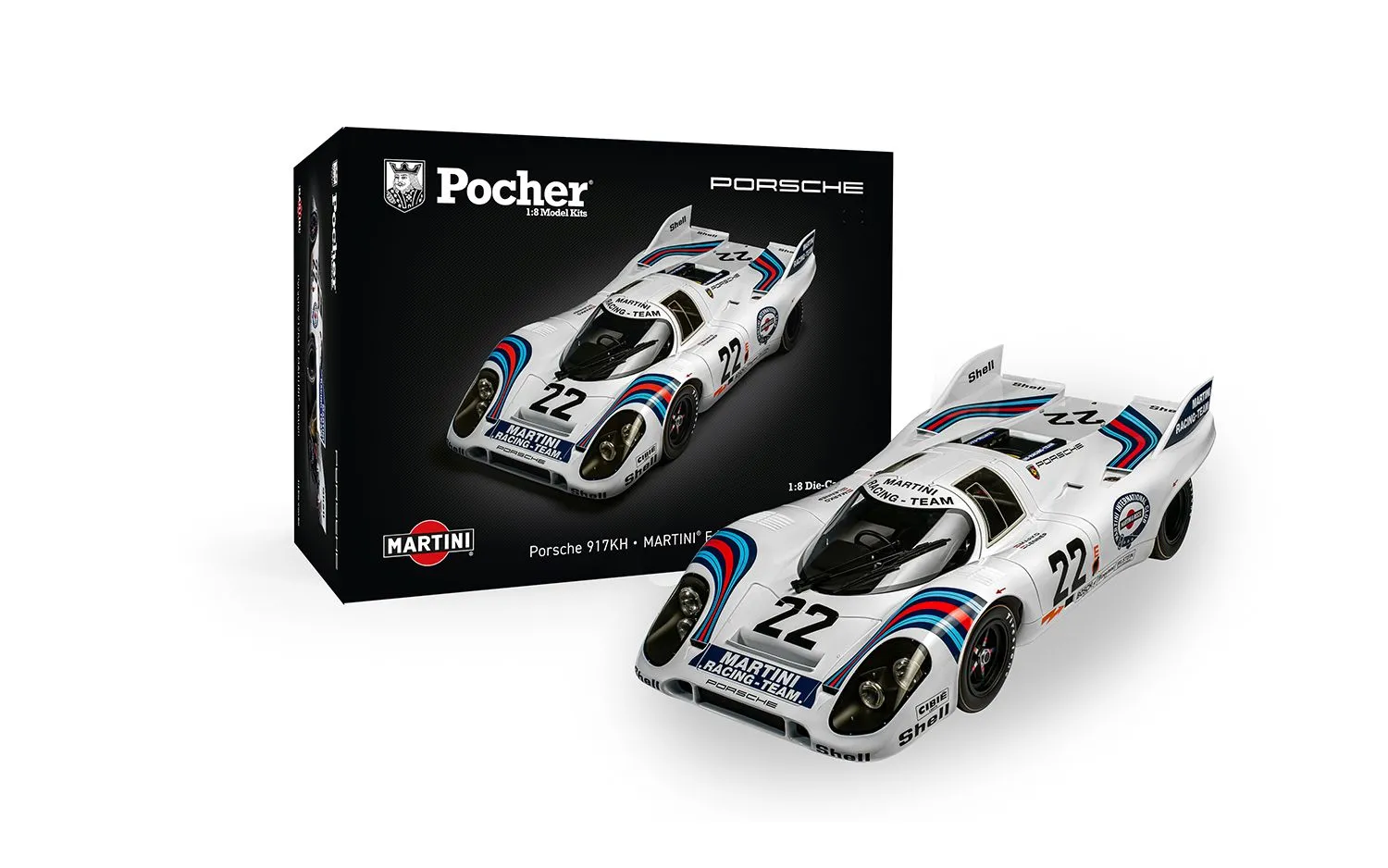 Model do składania Pocher Porsche 917 KH MARTINI Edition