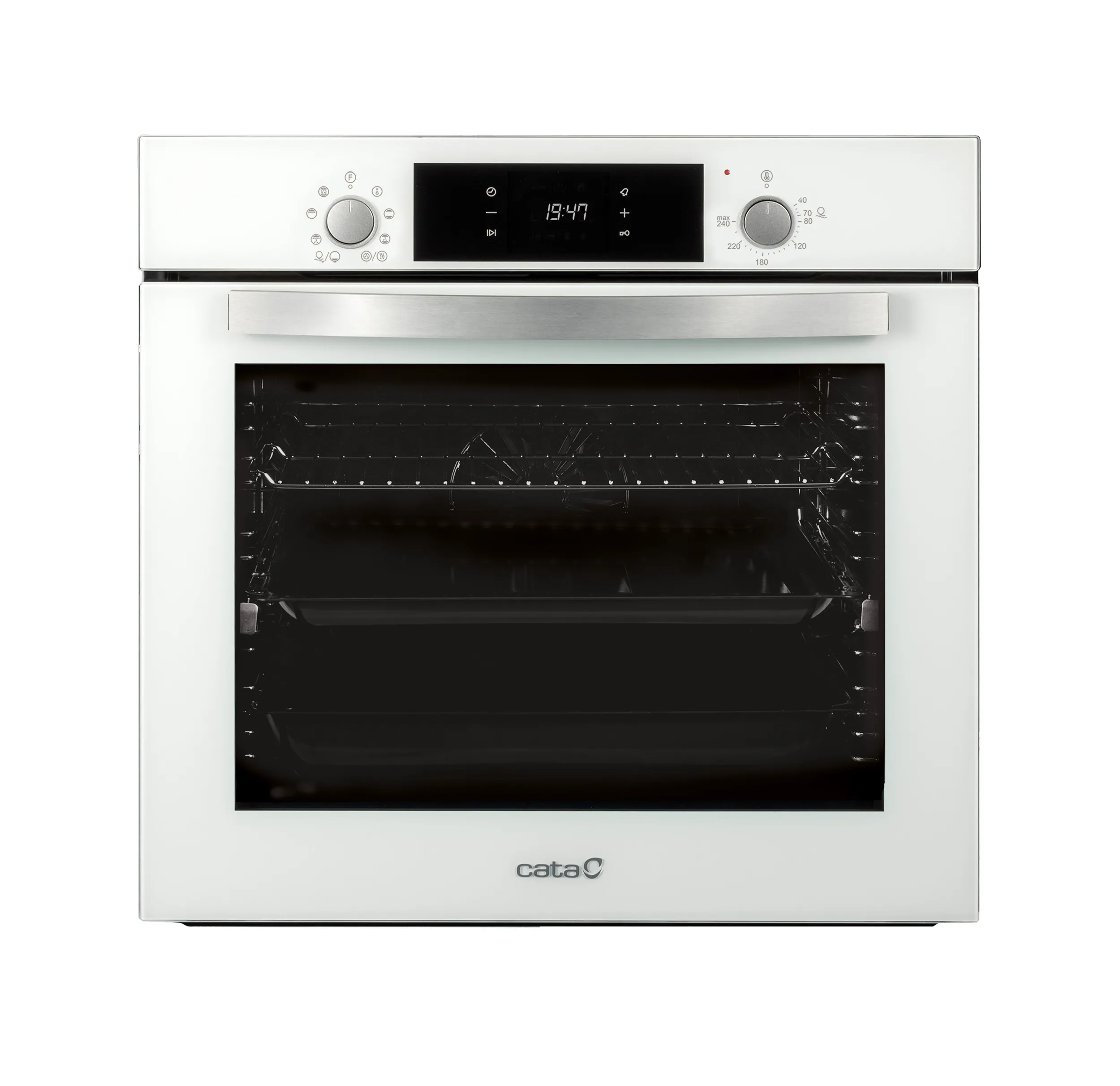 Piekarnik elektryczny Cata MDS 8008 WH FRYER Termoobieg Grill Biało-Stalowy